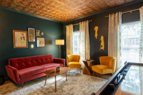 Artistic Downtown Home With Speakeasy Game Room